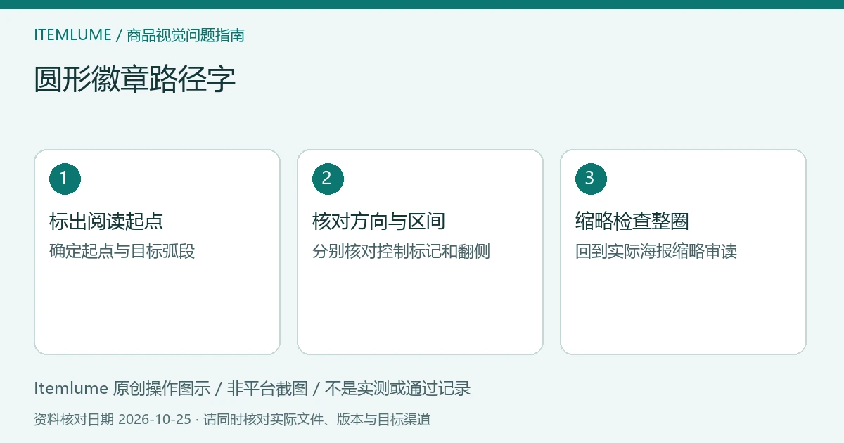 三步核对图：标出阅读起点；核对方向与区间；缩略检查整圈。