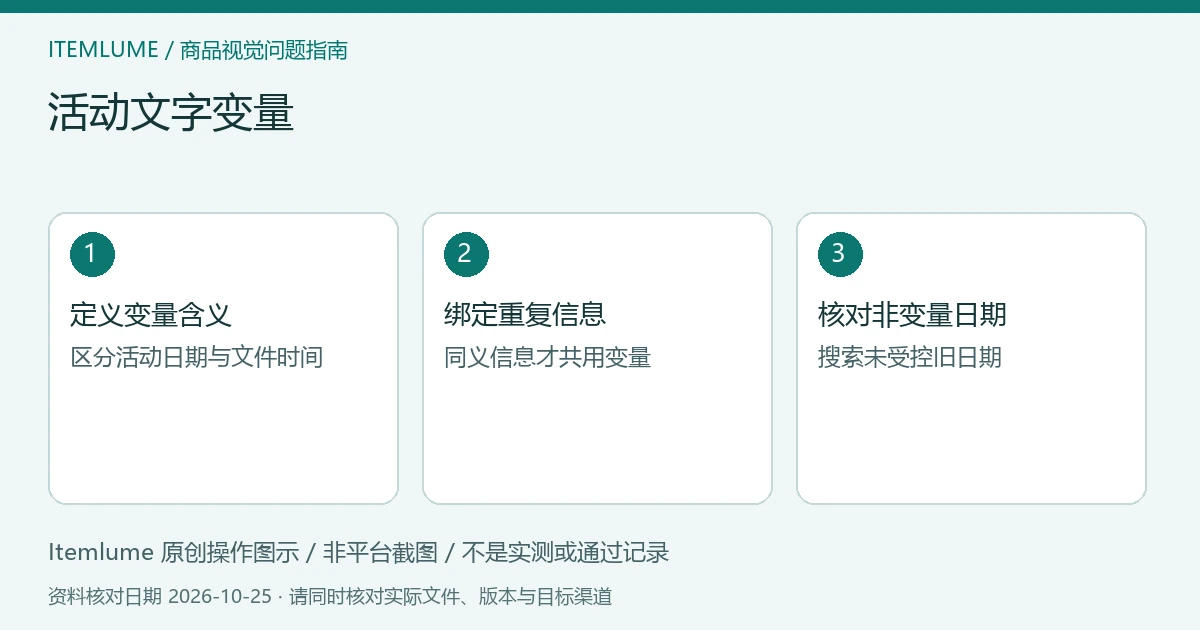 三步核对图：定义变量含义；绑定重复信息；核对非变量日期。